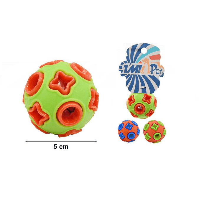 PELOTA JUGUETE PARA PERROS 5CM 1
