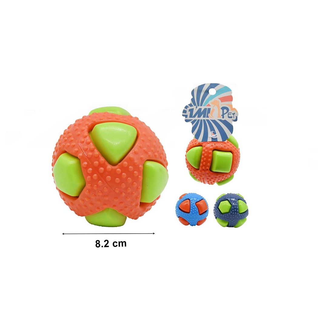 PELOTA JUGUETE PARA PERROS 8.2CM 1