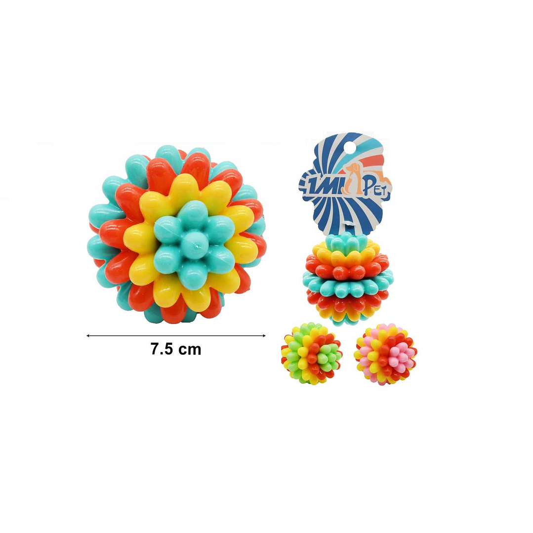 JUGUETE PELOTA PARA PERROS 7.5CM 1
