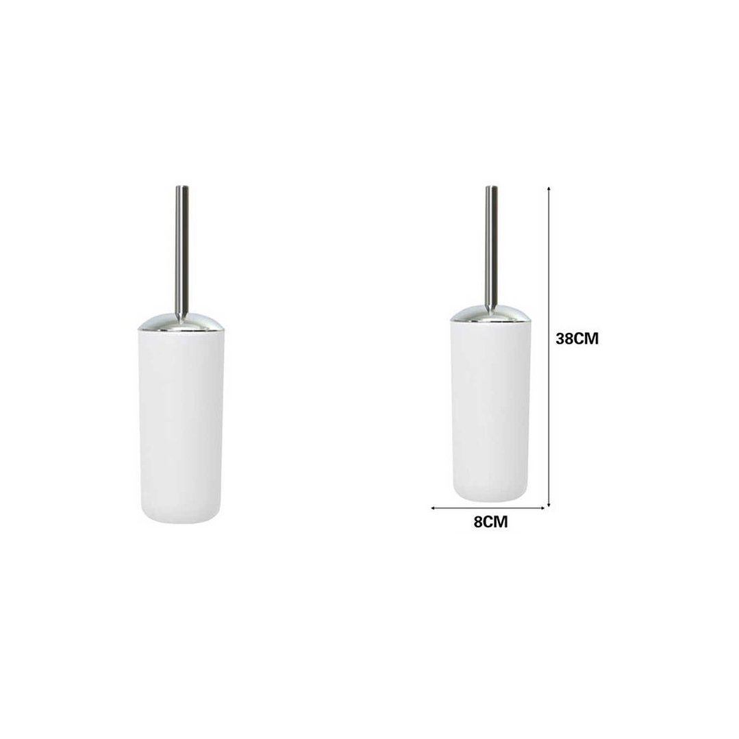 CEPILLO PARA INODORO CON ACABADO METÁLICOO 1