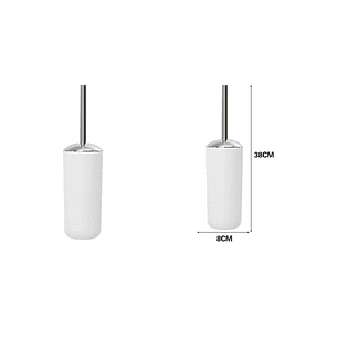 CEPILLO PARA INODORO CON ACABADO METÁLICOO