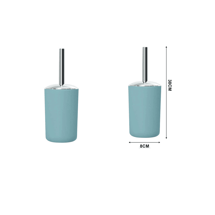 CEPILLO PARA INODORO CON ACABADO METÁLICOO 2