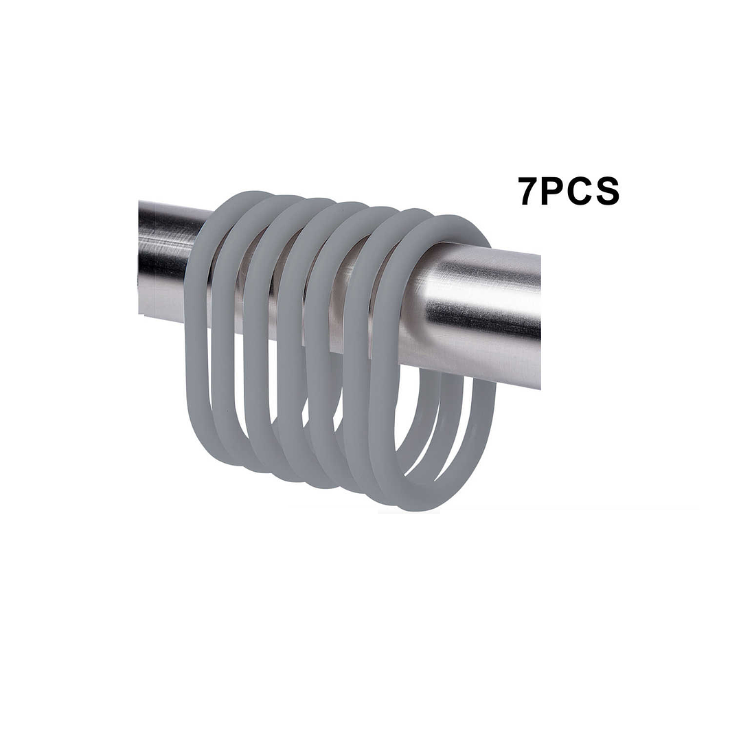 SUJETADOR PARA CORTINA DE BAÑO DE PLÁSTICO 3