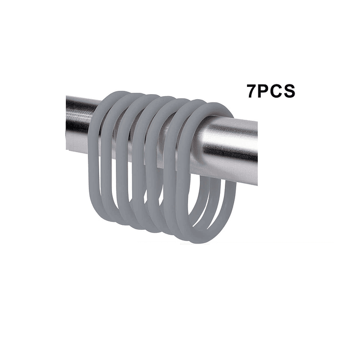 SUJETADOR PARA CORTINA DE BAÑO DE PLÁSTICO 3