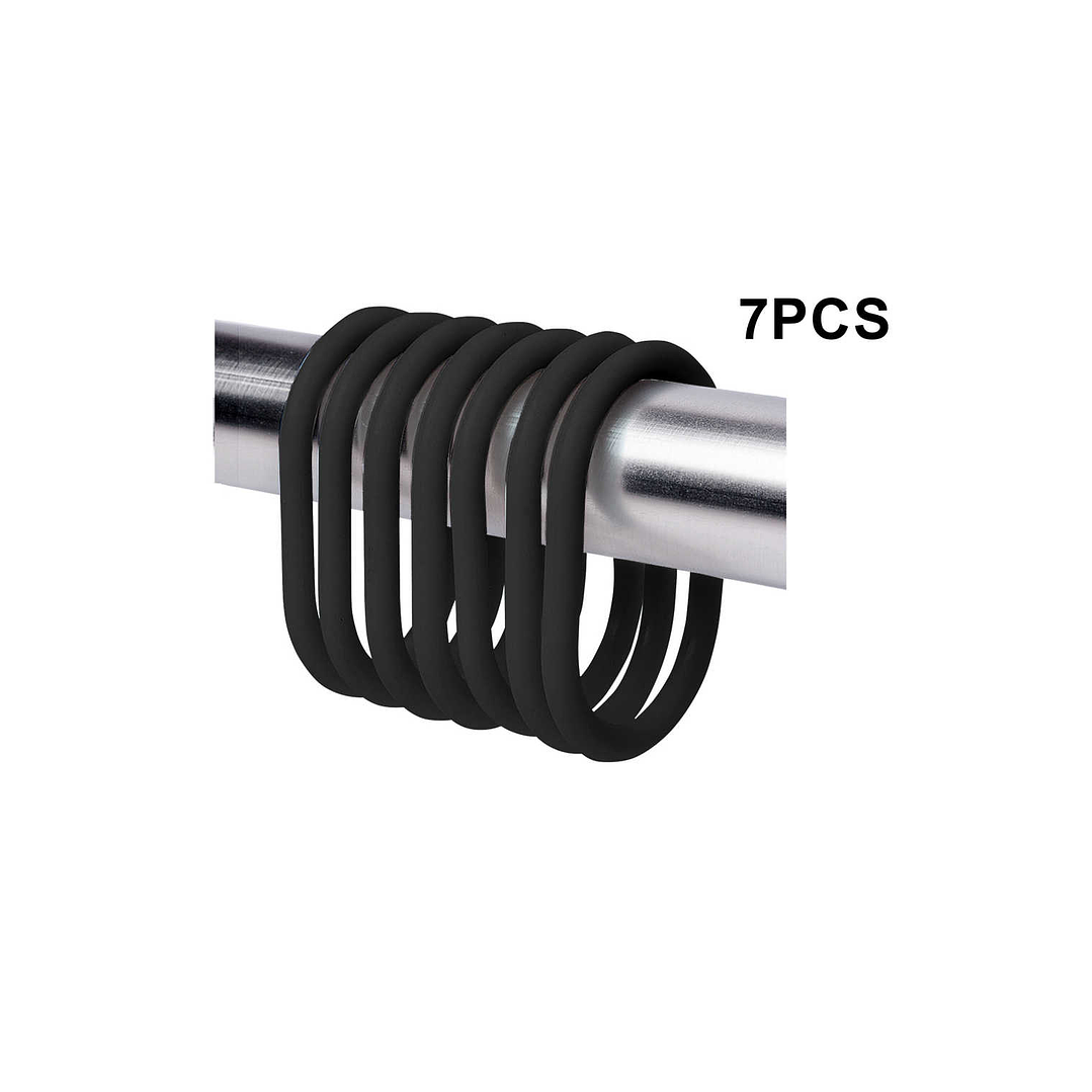 SUJETADOR PARA CORTINA DE BAÑO DE PLÁSTICO 4