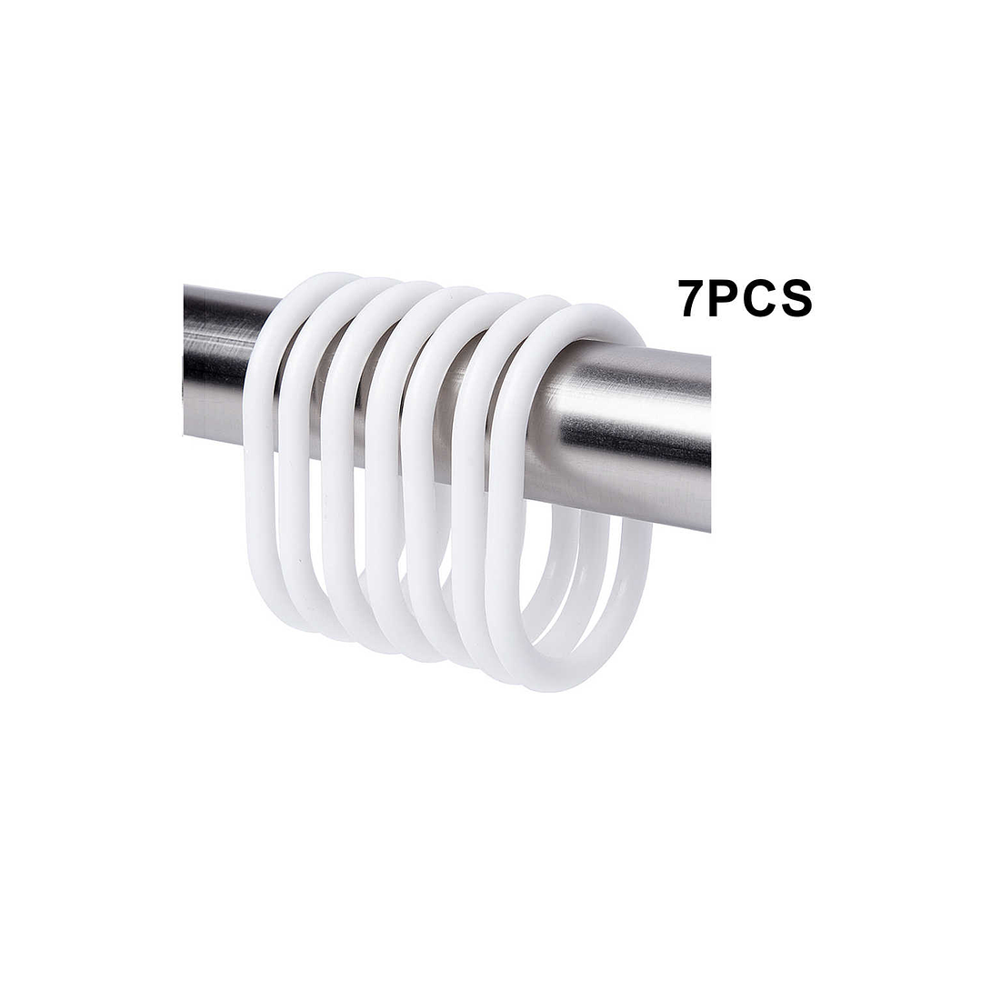 SUJETADOR PARA CORTINA DE BAÑO DE PLÁSTICO 1