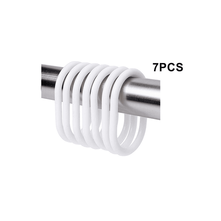 SUJETADOR PARA CORTINA DE BAÑO DE PLÁSTICO 1