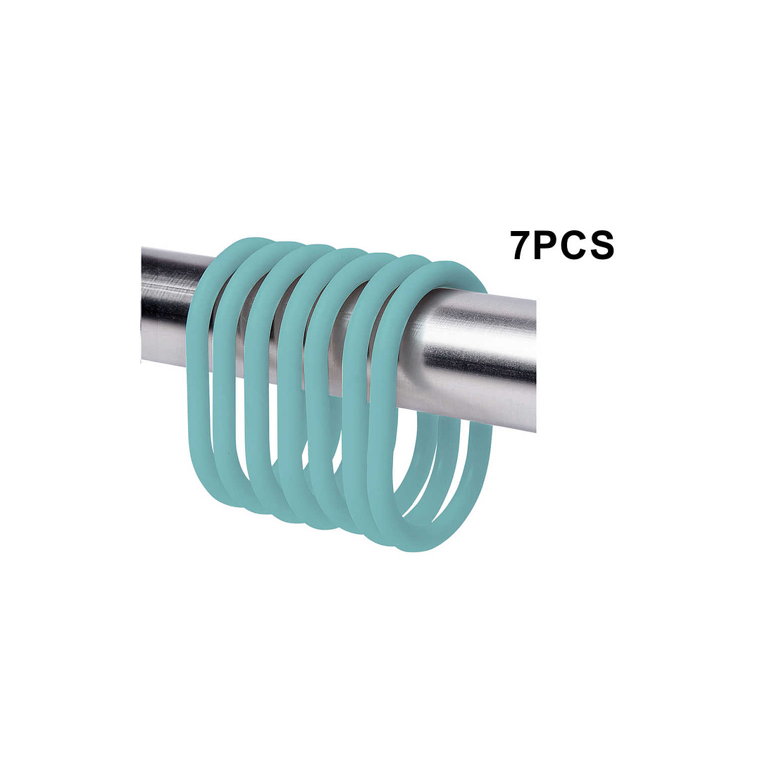 SUJETADOR PARA CORTINA DE BAÑO DE PLÁSTICO 2