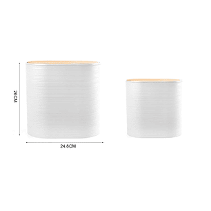 CUBO DE BASURA CON TAPA DE BAMBÚ