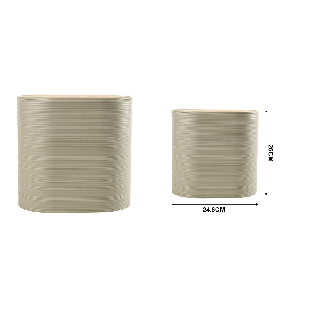 CUBO DE BASURA CON TAPA DE BAMBÚ 2