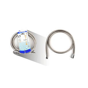 MANGUERA PARA DUCHA FLEXIBLE 1,2M ACERO INOXIDABLE 