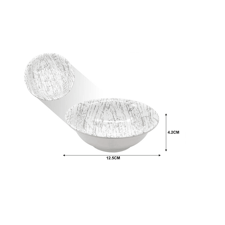BOL DE MELAMINA 5'' 12.5 x 4.2 CM 1
