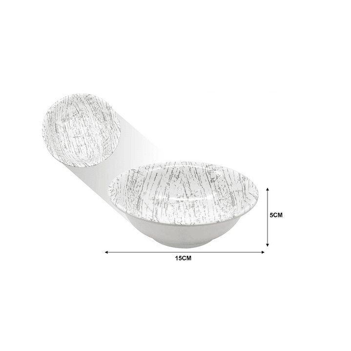 BOL DE MELAMINA 6'' 12.5 x 4.2 CM 1
