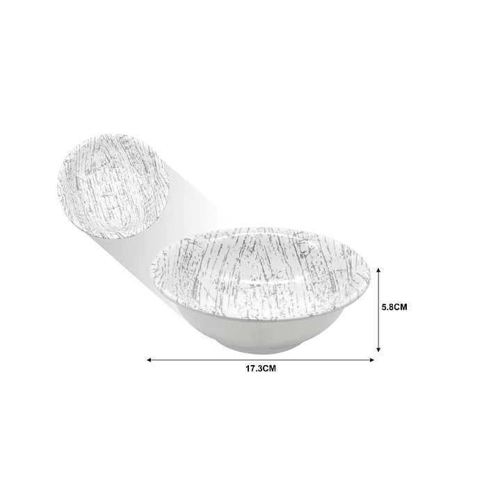 BOL DE MELAMINA 7'' 17.3 x 5.8 CM 1