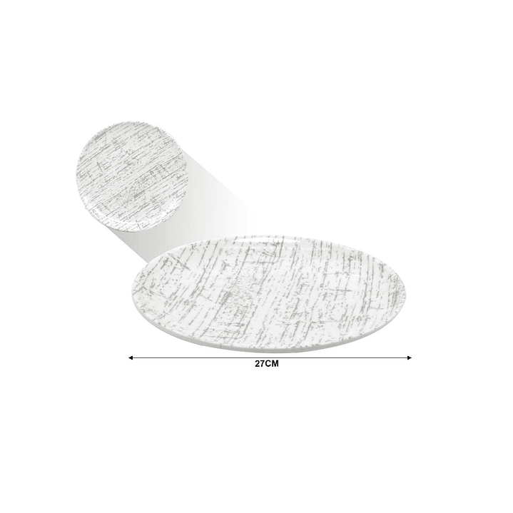 PLATO DE MELAMINA 11'' 27 CM 1