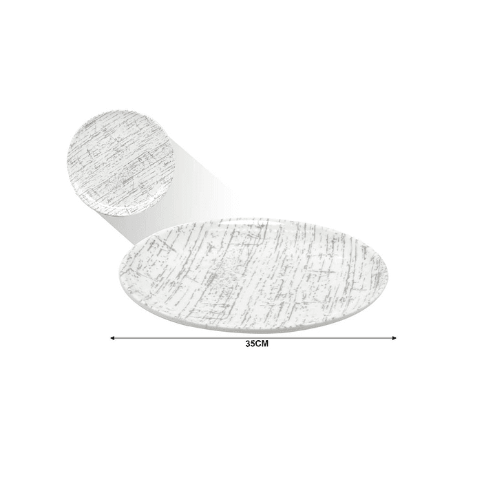 PLATO DE MELAMINA 14'' 35 CM 1