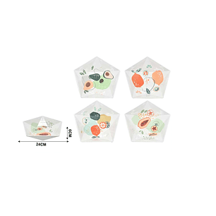 BANDEJA DE MELAMINA MULTIUSOS 24 X 6 CM