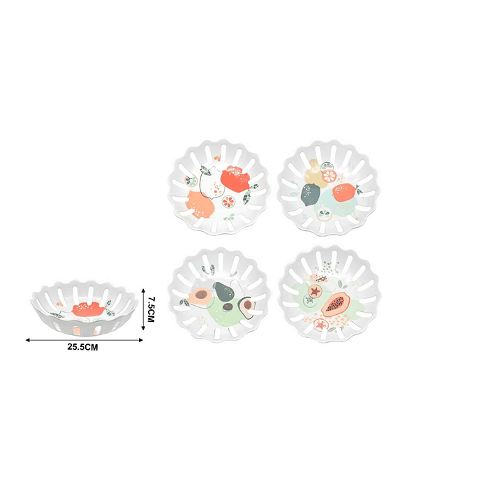 BANDEJA DE MELAMINA MULTIUSOS 25.5 X 7.5CM 1