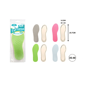 PLANTILLAS PARA ZAPATOS RECORTABLES TALLA 35-40CM