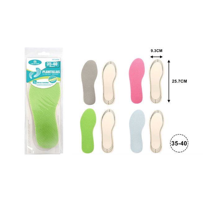 PLANTILLAS PARA ZAPATOS RECORTABLES TALLA 35-40CM 1
