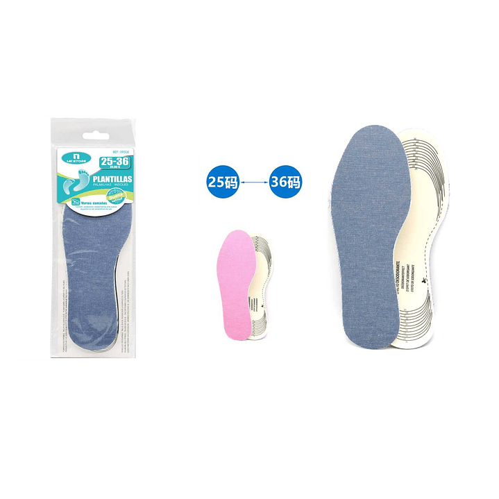 PLANTILLAS PARA ZAPATOS RECORTABLES TALLA 25-36CM 1