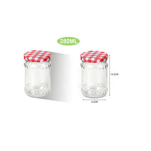 FRASCO DE VIDRIO CONSERVERO 280ML
