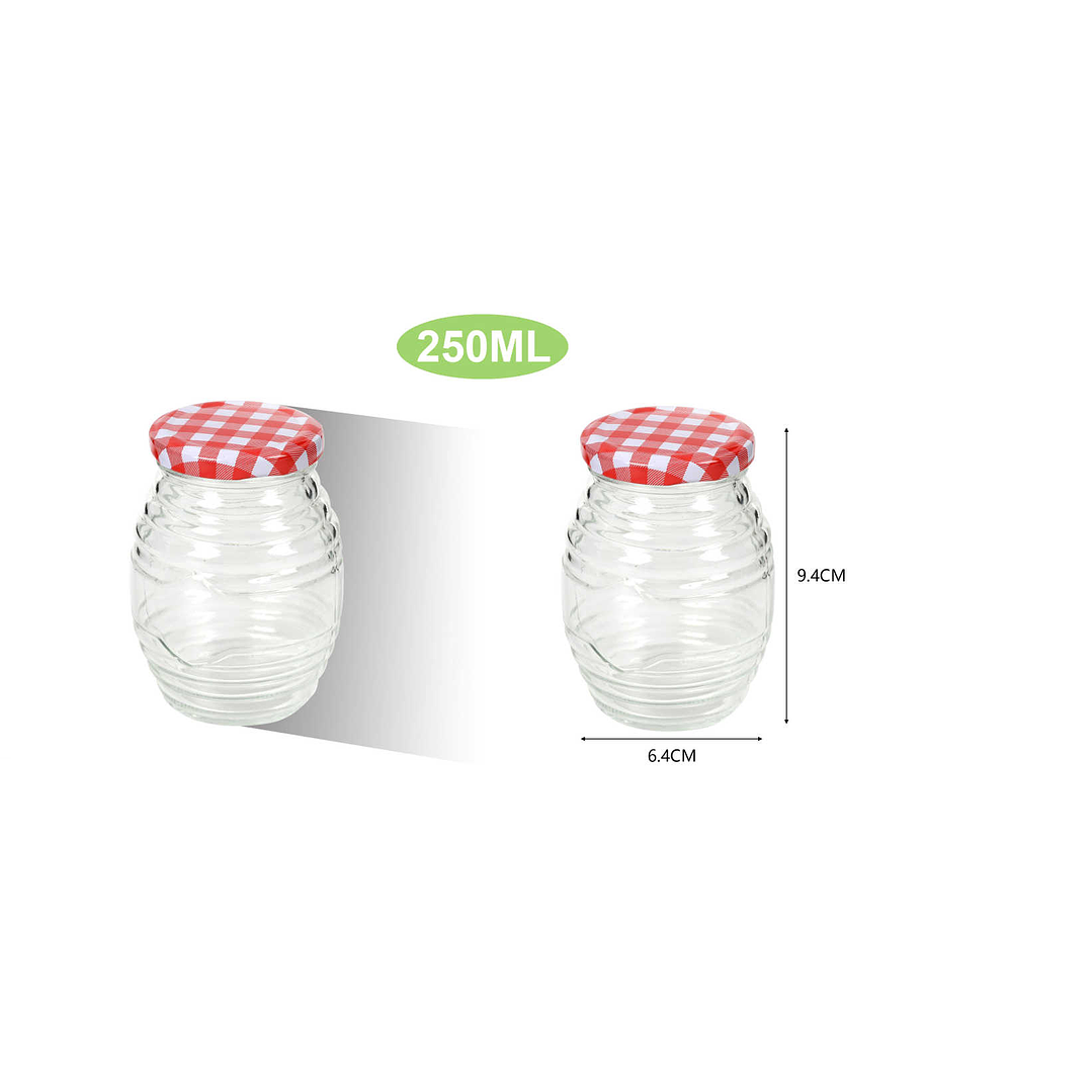 FRASCO DE VIDRIO CONSERVERO 250ML 1