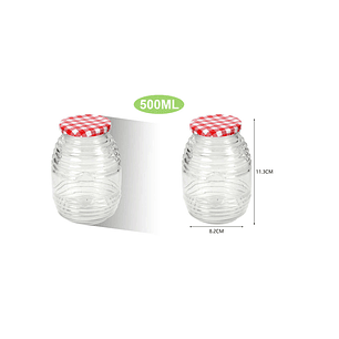 FRASCO DE VIDRIO CONSERVERO 500ML