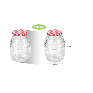 FRASCO DE VIDRIO CONSERVERO 1000ML