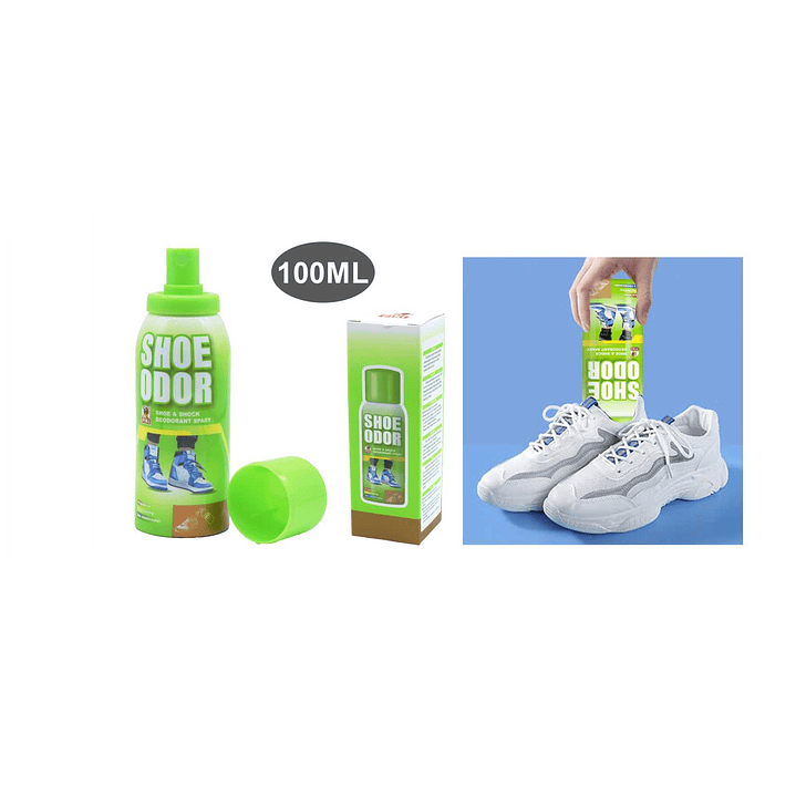 DESODORANTE PARA ELIMINAR LOS MALOS OLORES EN ZAPATOS Y CALCETINES 100ML 1