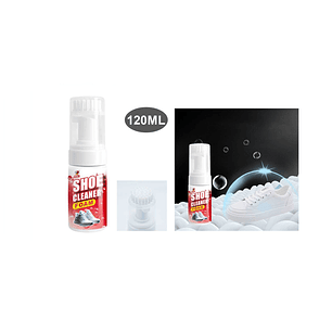 LIMPIADOR DE CALZADO EN ESPUMA  LIMPIEZA EN SECO 120ML