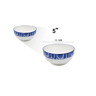 TAZÓN DE CERÁMICA ESTILO ASIÁTICO 