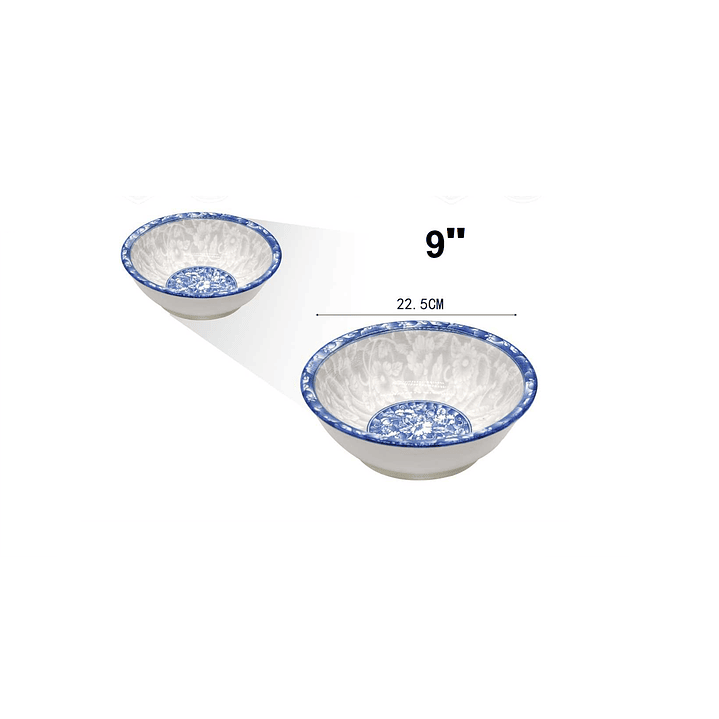 TAZÓN DE CERÁMICA ESTILO ASIÁTICO  2