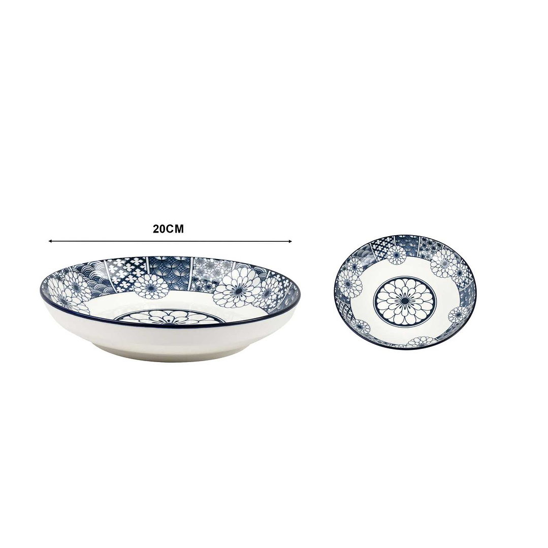 PLATO DE CERÁMICA HONDO ESTILO JAPONÉS 2