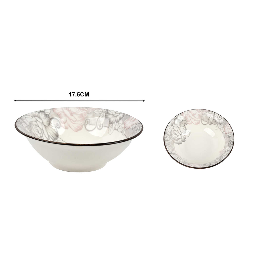 TAZÓN DE CERÁMICA DISEÑO FLORAL 1