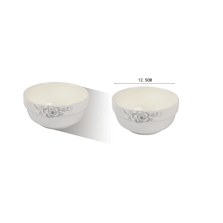 TAZÓN DE CERÁMICA DISEÑO FLORAL  1