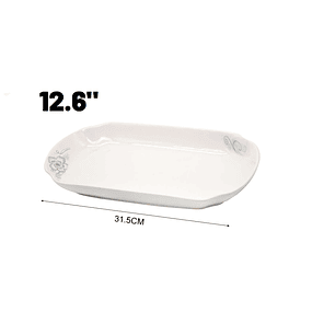 BANDEJA DE SERVIR DISEÑO FLORAL