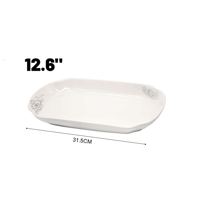 BANDEJA DE SERVIR DISEÑO FLORAL 1