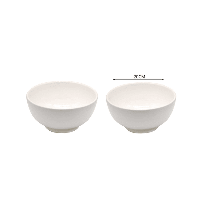 TAZÓN DE CERÁMICA COLOR BLANCO 4