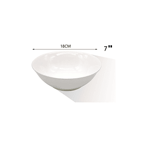 TAZÓN DE CERÁMICA COLOR BLANCO