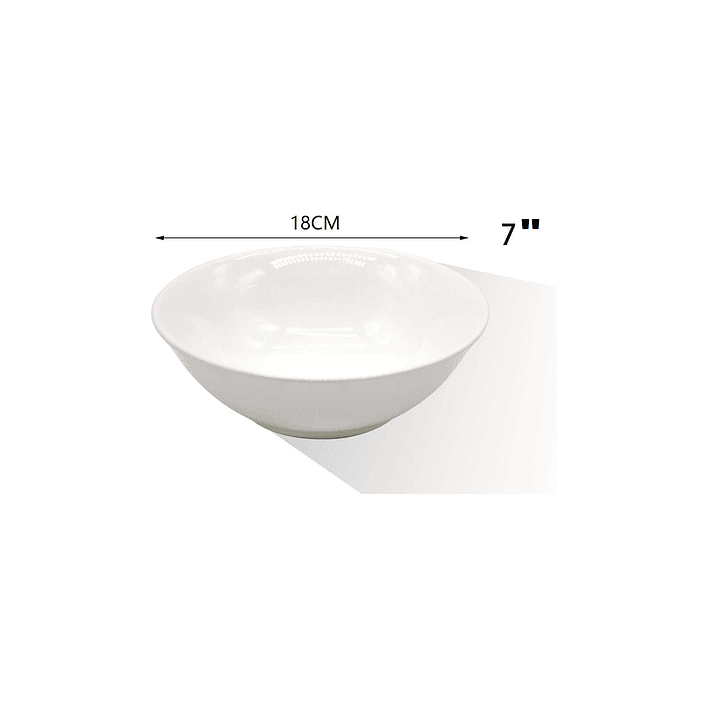 TAZÓN DE CERÁMICA COLOR BLANCO 1