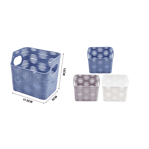 CESTA ORGANIZADORA DE PLASTICO 11.5CM