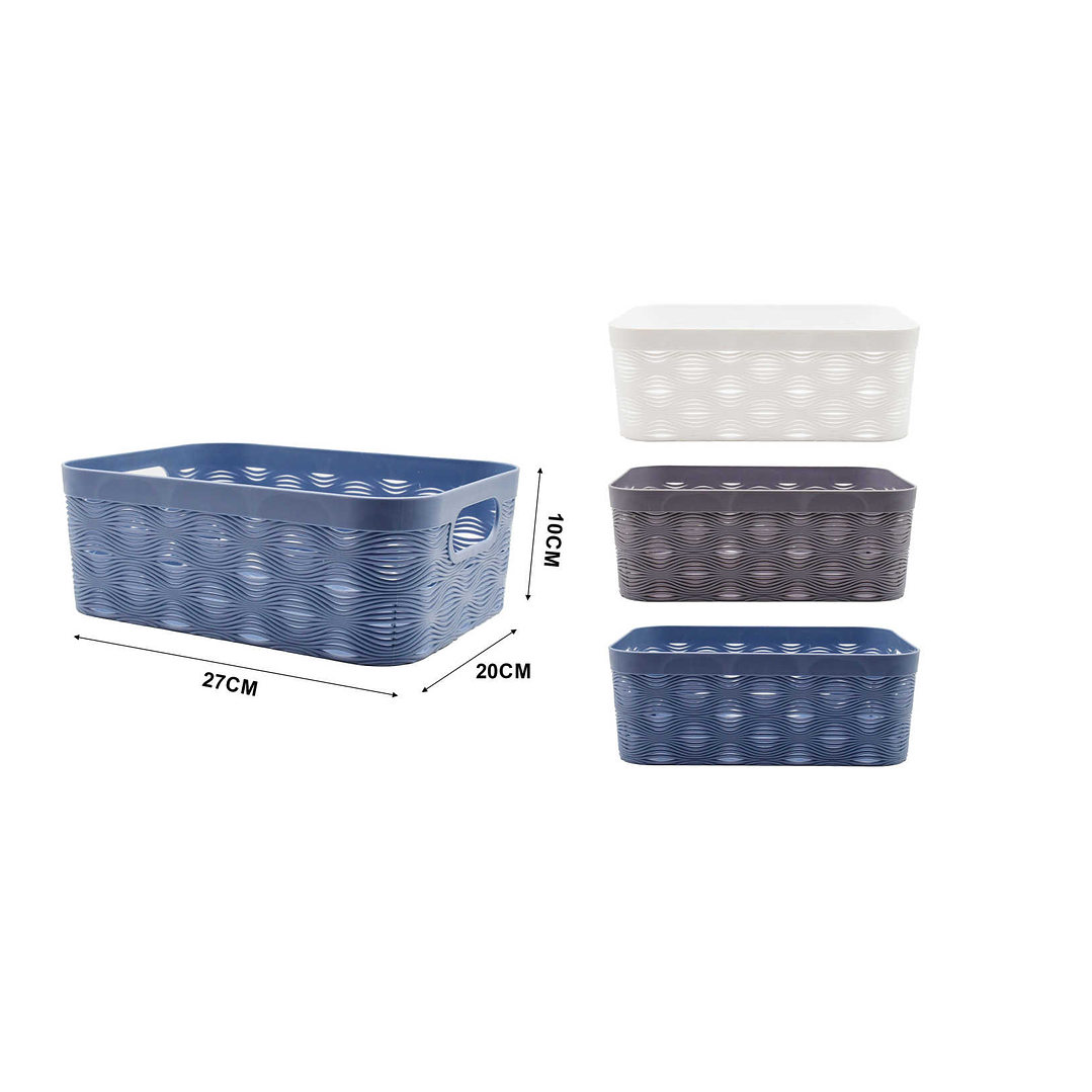  CESTA ORGANIZADORA DE PLASTICO 27CM 1