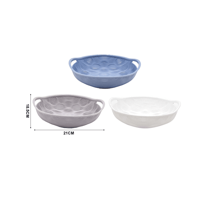 CESTA DE ALMACENAJE DE PLASTICO 21CM 1