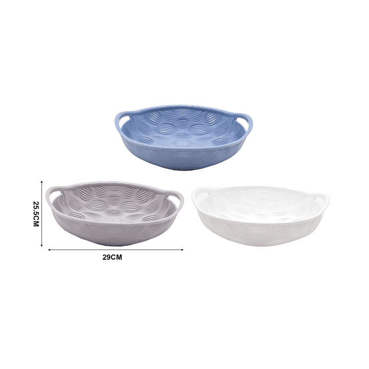 CESTA DE ALMACENAJE DE PLASTICO 29CM 1