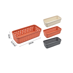  CESTA ORGANIZADORA DE PLASTICO 25CM
