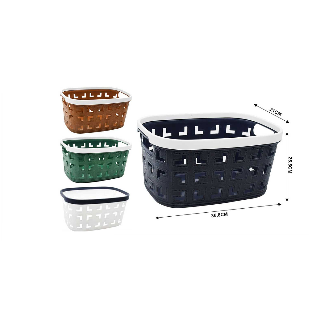 CESTA ORGANIZADORA DE PLASTICO MULTIUSOS 36.8CM 1