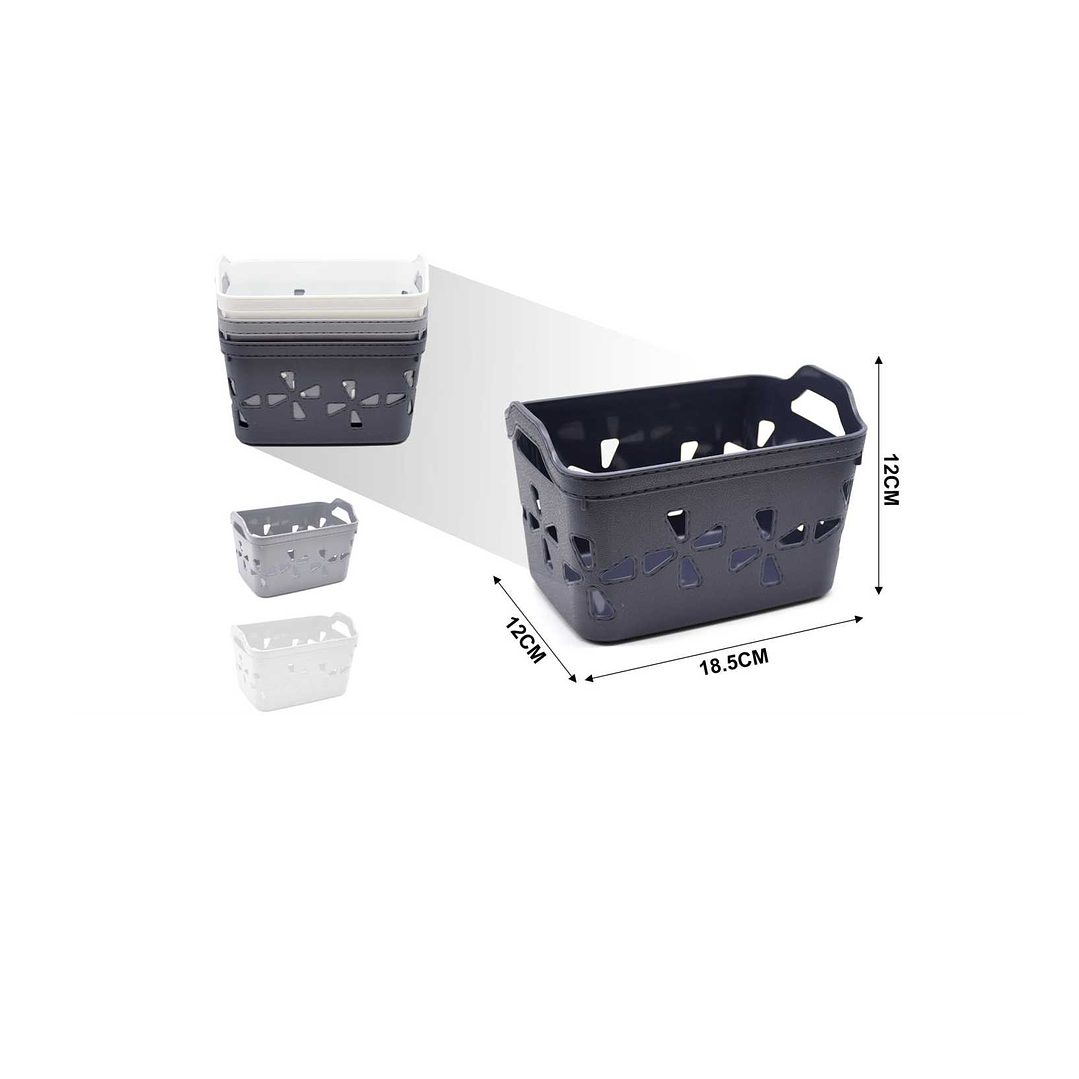 CESTA DE PLASTICO MULTIUSOS 18.5CM 1