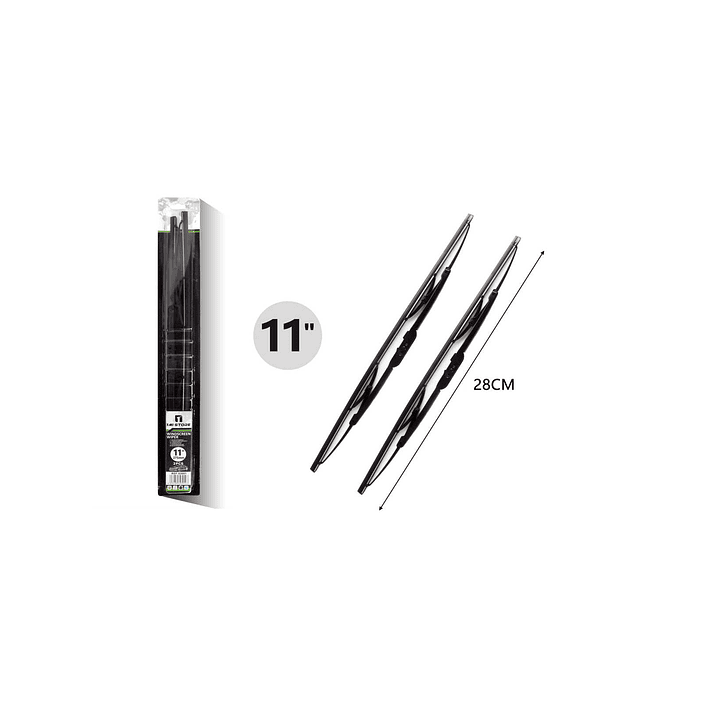 PACK DE 2 LIMPIAPARABRISAS TRADICIONALES 11