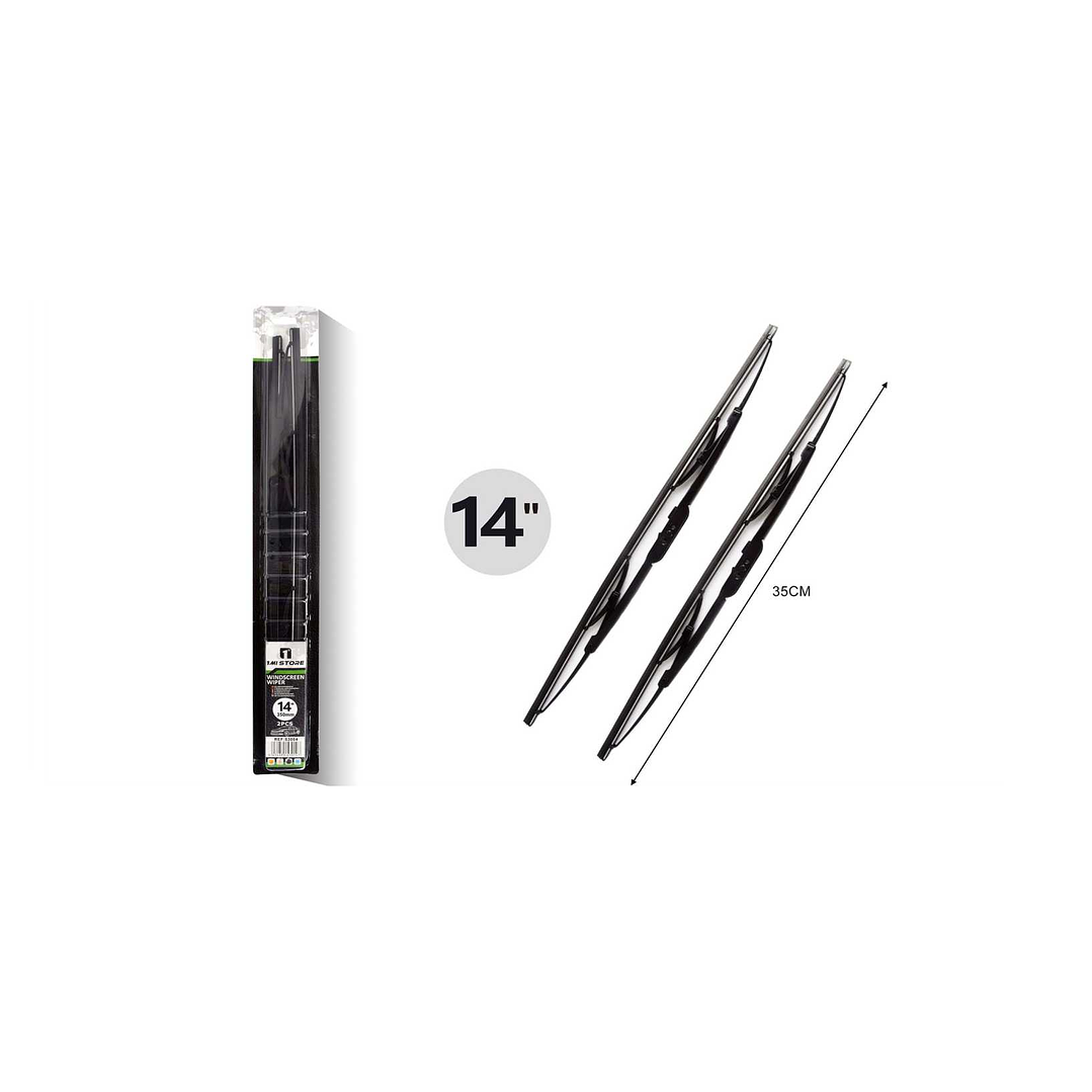 PACK DE 2 LIMPIAPARABRISAS TRADICIONALES 14